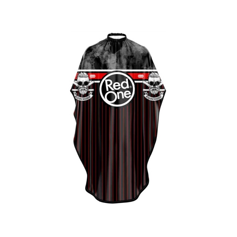 Red-One-Capa-Barbería-Skulls-1,40 x 1,60-Anti-estática-Waterproof